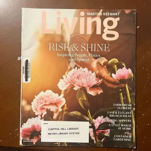 MARTHA STEWART Living Magazine Bundle Lot of 4 Spring Issues 2021 2022 Gardening - Picture 4 of 15